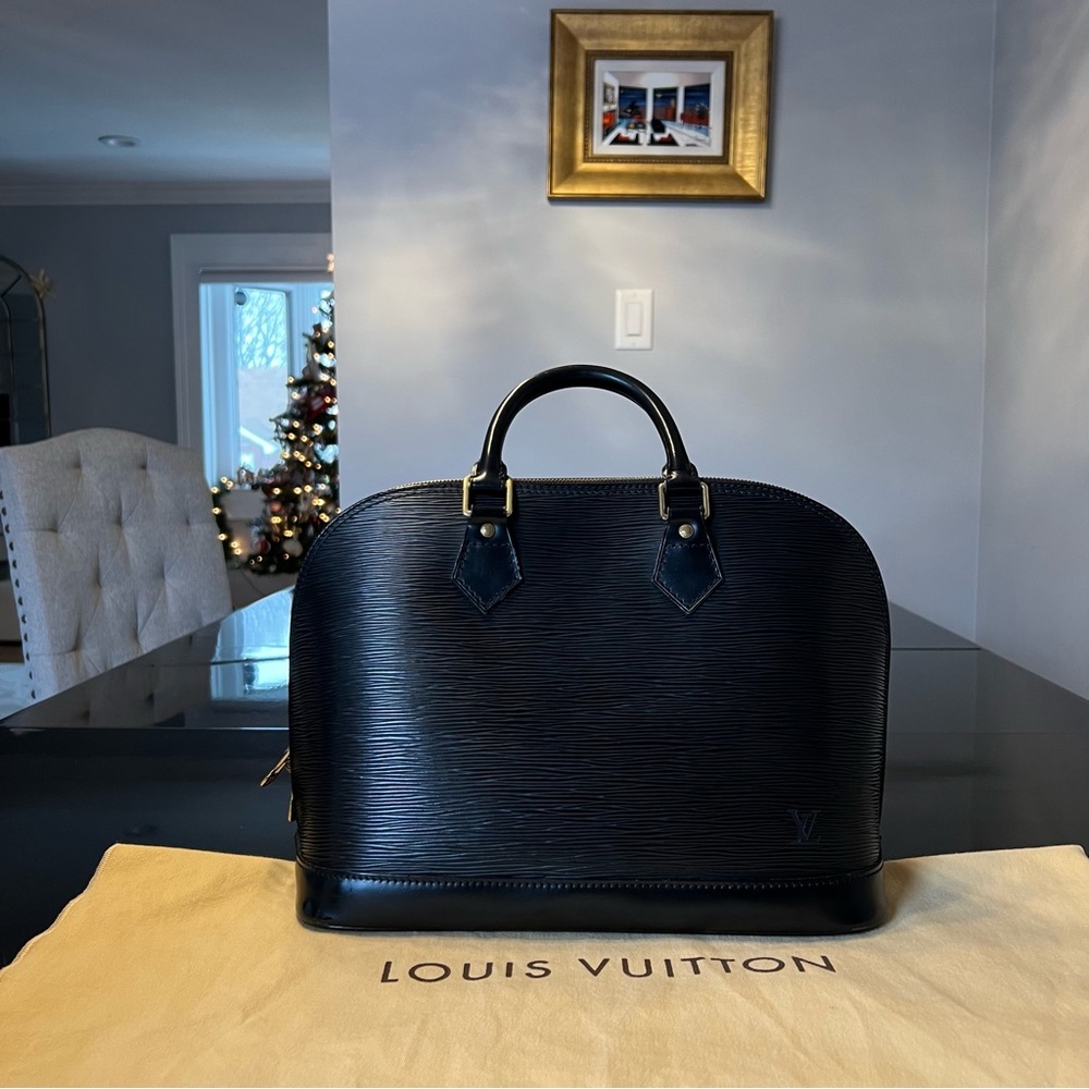 Louis Vuitton Vintage Epi Leather Alma PM Satchel